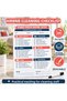 Airbnb Cleaning Checklist A4 Cellophane Covered Writable and Erasable Staff Tracking Board