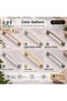 Metal Bridge Modern Luxury Furniture Cabinet Drawer Handles 96-128 Mm, Rose/Light Aqua/Bronze Green/Gloss Chrome/Matte Gold/Matte Gray Metal - 4
