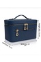 Mirrored Makeup Bag - Travel Organizer Cosmetic Bag Size (21X15X13) - 4
