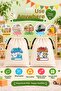 Nursery and Kindergarten Clean Laundry Dirty Laundry Bag Set of 2 30X40 cm | Model-4 | - 6