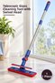 1 piece telescopic window cleaning apparatus with swivel head and puller