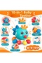 10-in-1 Baby Teether Octopus Sensory Activity Toy