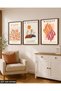 Henri Matisse Themed 3 Piece Wooden Framed Painting Act