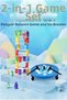 2-Player Educational Strategy and Balance Game- Ice Trap Ice Breaking and Penguin Balance Tower Family Kids Game