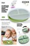 Pumpkin 9 Piece Full Baby Feeding Set, 100% Bpa Free, Natural Silicone - Olive - 2