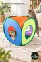 10 Pieces Cat Play Tunnel – Colorful Play Tent and Hideout, Hanging Toy Ball, Durable Fabric, Cat Tunnel, Play Tent