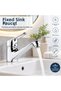 Chrome Fixed Sink Faucet Ceramic Cartridge Water-Saving Single Handle Bathroom Faucet - 4