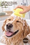 5 Pieces of Cat and Dog Washing Pouches with Shampoo Reservoir – Soft Silicone Massage Brush, Pet Bath Pouch with 80ml Reservoir