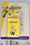 Licensed Minions 19 Piece Stationery Set Notepad, Pencil, Eraser, Pencil Sharpener Set Dekomus Pocket Notebook with Gift - 2