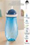 Practical Children's Water Bottle with Straw - Leak-Proof Flask for School and Kindergarten with Easy-To-Open Straw System, Bpa-Free. 400 ml