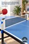 10 Pieces of Retractable Table Tennis Net – Portable Net System with Telescopic Spring Mechanism, Fixed to the Edge of the Table, Table Tennis Net