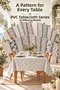 Fiber Pvc Kitchen Tablecloth – Wipeable, Stain-Resistant, and Easy to Clean - 7