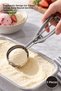 5 Pieces of Steel Ice Cream Spoons – Ergonomic Design Serving Spoon Ice Cream Spoon Easy Round Serving Hygienic