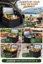 32 L Black Thermal Bag 37X27X25 cm Heat Preserving Foldable Car Trunk Organizer