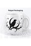 Raven and Crescent Patterned Porcelain Mug 300 ml Black and White Gothic Design Coffee and Tea Cup with Handle Gift - 7