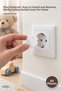 60 Pieces Child Safety Lock Socket Cover – Socket Protector Plug-And-Remove Design Insulator Plastic Safety Socket Cover for Home