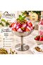 Stainless Steel Footed Ice Cream and Dessert Bowl, Stylish Presentation Bowl 11 cm 1 Piece