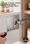 2 Pieces Stainless Steel Hinge Repair Plate – 9X9 Cm, 0.8 Mm, Cabinet Door Repair, Hinge Repair, Stainless Steel
