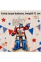 Transformers Bumblebee & Optimus Prime Balloon Set 4 Years Old - 5 Piece Birthday Balloon Set - 5