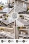 Atina Grisi 60 cm Marble Patterned Adhesive Foil Kitchen Countertop Cabinet Wall Covering Sticker - 2