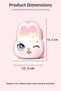 Cute Rabbit Design Lockable Metal Piggy Bank Pink – 12.5X9X14.5 Cm, Children's Piggy Bank with Key - 3
