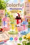 Colorful Children's Water Bottle with Straw and Strap, Transparent Water Bottle for School and Daily Use