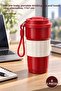 5 Pieces Stainless Steel Thermos Cups – Silicone Body, Portable Drinking Container and Travel Mug Alternative, 17X7 cm