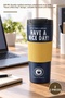 2 Pieces Thermos Mug – 600 ml Double Layered Stainless Steel, Have a Nice Day Patterned Travel Mug Thermos for Travel and Daily Use