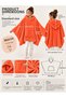 Wellsoft Poncho Hooded Wearable Blanket Oversized Warm Soft Tv Blanket - 3