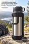 5 Pieces Stainless Steel Thermos – 1200 ml Double Layer Vacuum Drink Flask, Bottle, Thermos Flask