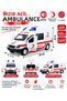 12 cm Metal Emergency Ambulance Toy Vehicle with Sound and Openable Doors Fy5058Sa-12D - 3