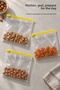 10 Pieces 20X20Cm Refrigerator Bags - Freezer Organizer with Zipper, Deep Freezer Icebox Organizer - 5