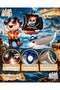 Pirate Concept Balloon Set - 4 Piece Giant Size Pirate Ship Balloon, Pirate Shark Foil Balloon Birthday Set - 7