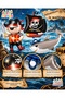 Sailor Theme Pirate Concept 8 Year Old Balloon Set - 14 Piece Giant Size Pirate Ship Balloon, Pirate Shark Foil Balloon Birthday Set - 7