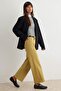 Haki Yüksek Bel Orta Esnek Culotte Geniş Paça Jeans TWOSS26JE00239 - 3
