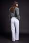 More Sustainable Beyaz %100 Tencel™ Düşük Bel Wide Leg Jeans TWOSS23JE00219 - 4