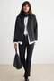 Anthracite Striped Self-Tie Blazer Jacket Twoaw27Bc00023