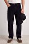 Siyah Kadife 100% Pamuk Straight Fit Boru Paça Erkek Pantolon TMNAW27PL00013 - 3