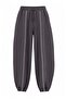 Anthracite Barrel Molded Stripe Detailed Knitted Sweatpants with Elastic Cuffs Twoaw27Ea00034