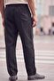 Siyah Kot Görünümlü Straight Fit Erkek Pantolon TMNAW27PL00003 - 5