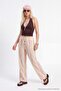 Lila-Çok Renkli Dar Kalıp Beli Lastikli Renkli Çizgili Wide Leg/Geniş Paça Pantolon TWOSS26PL00154 - 4