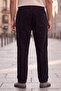 Siyah Kadife Beli Lastikli Normal/Regular Fit Erkek Pantolon TMNAW27PL00006 - 7