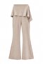 Taş Bağlama Soft Yumuşak Dokunuşlu Şal Detaylı Flare/İspanyol Paça Örme Pantolon TWOAW27PL00081