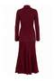 Plum Color Pilling-Resistant Fitted Plain Knitwear Hijab Bottom - Top Set Tctaw27Us00018 - 8