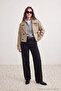 Petite Siyah Wide Leg Az Esnek Bilek Boy Normal Bel Jeans TWOAW27JE00247