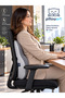 Ergonomic Lumbar Support - Visko Back Min Leather Lumbar Pillow - 6