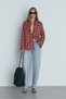 Red Slone Plaid Shirt - 2