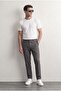 Slim Fit White Crew Neck 100% Cotton Breathable T-Shirt - 4