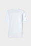 Slim Fit White Crew Neck 100% Cotton Breathable T-Shirt - 6