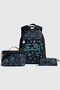 My Polo 2075 3-Piece Set Boys' Primary School Bag with Pen Holder and Lunch Bag Backpack Dark Blue - 2